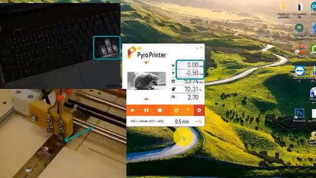Новый ЧПУ выжигатель Pyroprinter III - краткий обзор станка (с нихромовой проволокой). Выжигание ЧП смотреть онлайн
