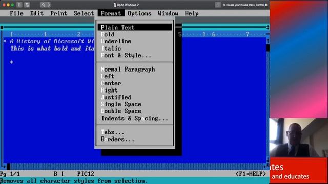 3.53: DOS Works 2.0 - Word Processor