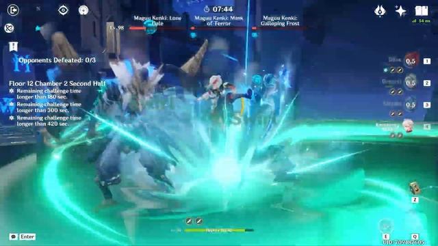 C0 Nahida Double Geo - C4 Diluc Reverse Vaporize | 3.4 - 3.5 Spiral Abyss смотреть онлайн