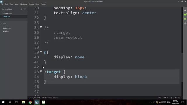 64 - ( CSS3 Tutorial ) Selectors : user-select , :target смотреть онлайн