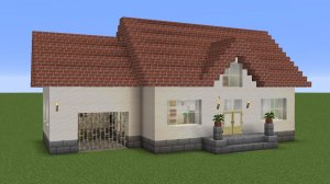 Майнкрафт - Как построить кварцевый загородный дом. Minecraft