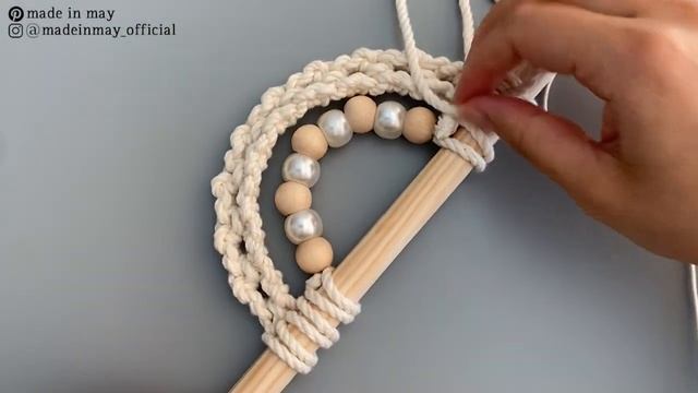 DIY Macrame Semi Circle Wall Hanging | 마크라메 월행잉 | 썬캐쳐 만들기 смотреть онлайн