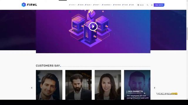 Firwl - Cyber Security WordPress Theme pricing plans performance Hinata смотреть онлайн