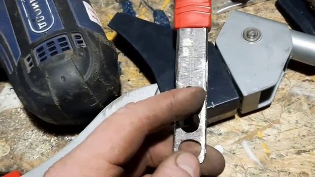 Отломилась ручка у клёпачника, ремонт без сварки. смотреть онлайн