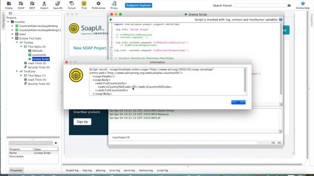 تور مۇلازىمەتلىرى دەرسىلىكلىرى 19-قىسىم[SoapUI: accessing Property values in Groovy Scripts part2] смотреть онлайн