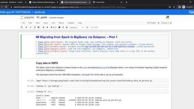 GCP Dataproc(hadoop and spark) service practice session -Free session in Tamil смотреть онлайн