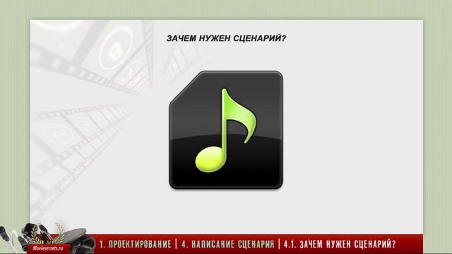 Как снять фильм (Ч 1.4.1)  Зачем нужен сценарий