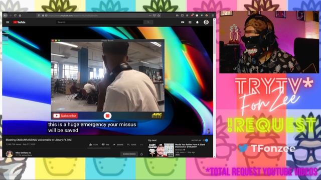 FONZee first REact NIKO omilana Blasting EMBARRASSING Voicemails In Library Ft. KSI смотреть онлайн