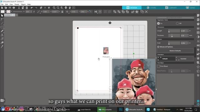 SILHOUETTE CAMEO 4 UNBOXING, SETUP & FIRST CUT | The Printing Shock | Marlon Ubaldo смотреть онлайн
