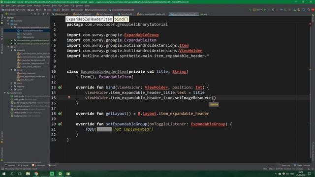 Create a Complex RecyclerView Quickly with Groupie Library - Android Kotlin RecyclerView Tutorial смотреть онлайн