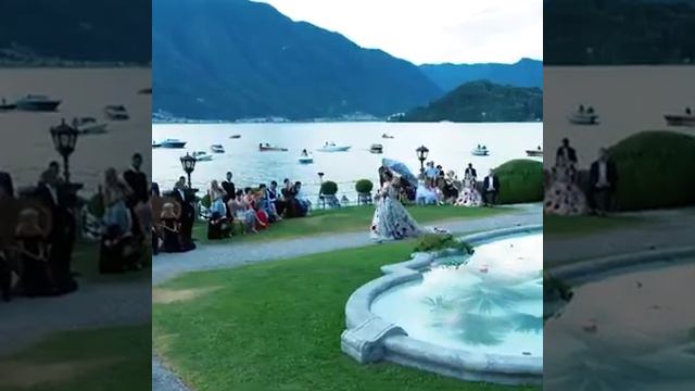 Сказочный показ Dolce & Gabbana на озере Комо за 1 минуту смотреть онлайн