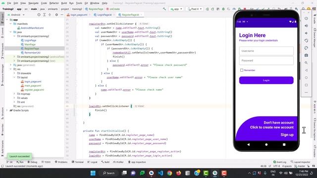 How to create Register page | Shared Preference | Kotlin | Tamil | Smile Artiest Tech Coder смотреть онлайн