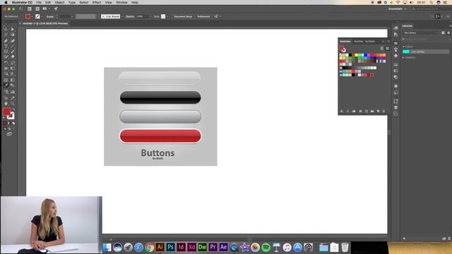 Adobe Illustrator CC Dersleri | #14 | Color swatches - Renk panelleri Bölüm:1 смотреть онлайн
