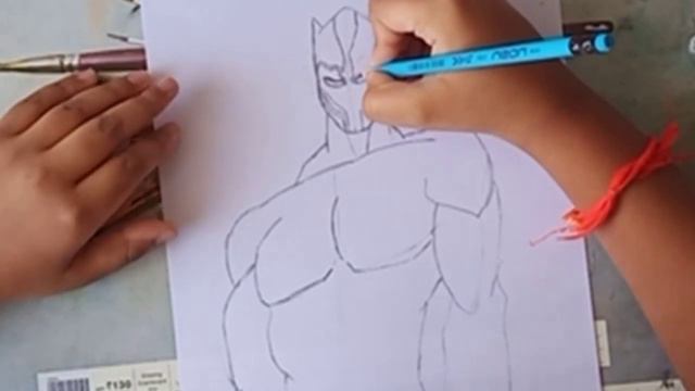 Black panther drawing step by step explained смотреть онлайн