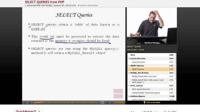 PHP with MySQL - Select Queries смотреть онлайн