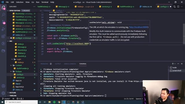Lập trình ứng dụng nhắn tin Real-Time bằng ReactJS, Firebase (2021) смотреть онлайн