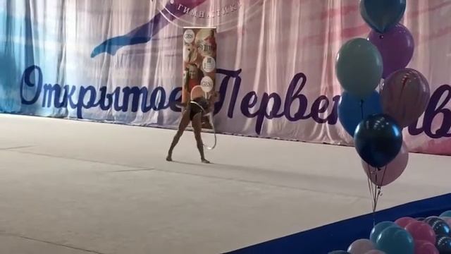 Ариадна - обруч! Художественная гимнастика, дети! смотреть онлайн