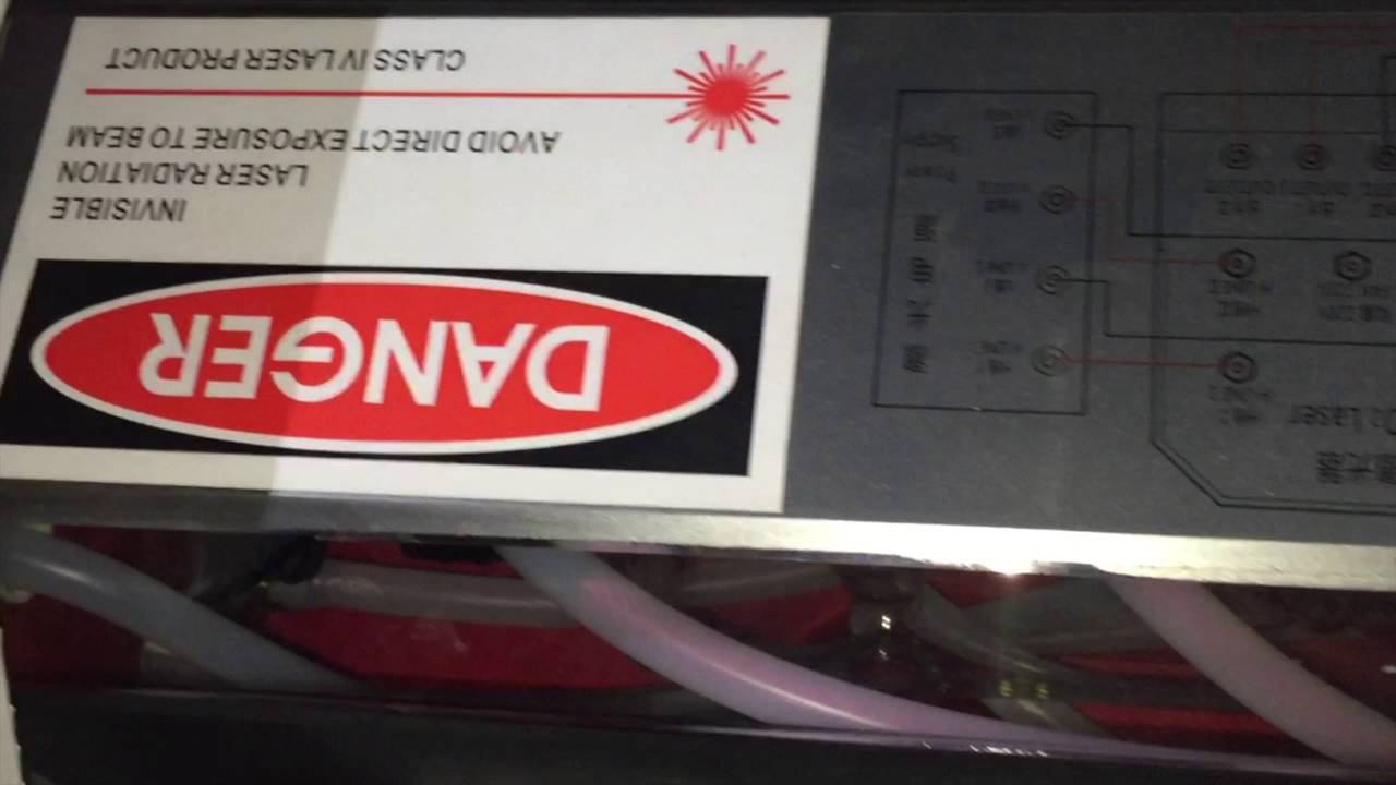 Демонстрация лазерной трубки LASEA EFR F-220-III смотреть онлайн