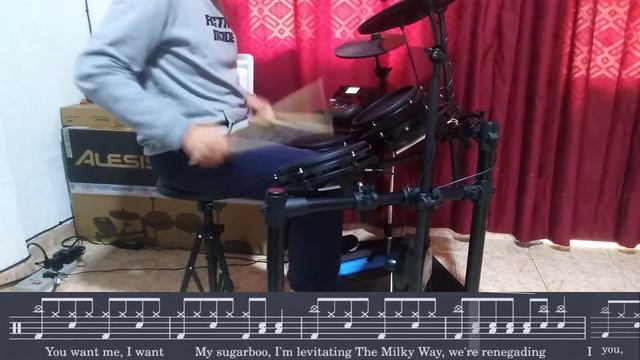 Levitating- Dua Lipa drum cover alesis nitro mesh смотреть онлайн