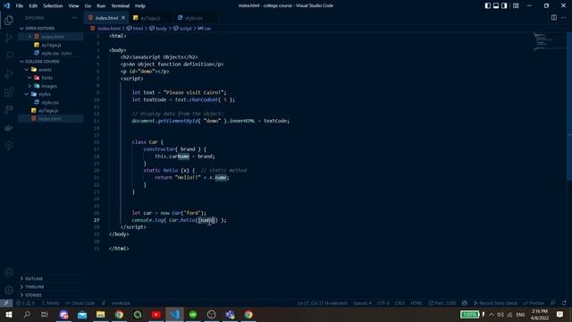 Web Programming Lecture 4 Part 2 смотреть онлайн