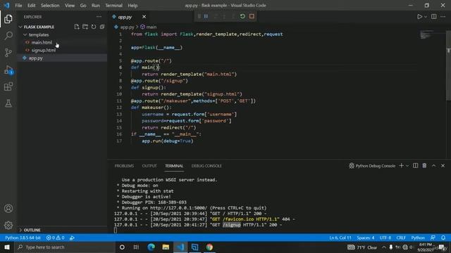 Flask tutorial from scratch for beginners | POST and GET requests смотреть онлайн