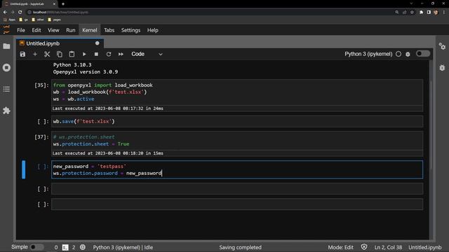 Openpyxl - Password Protect Worksheets and Data in an Excel Workbook with Python | Data Automation смотреть онлайн