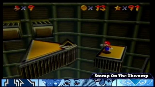 Super Mario 64: Tick Tock Clock - Stomp On The Thwomp смотреть онлайн