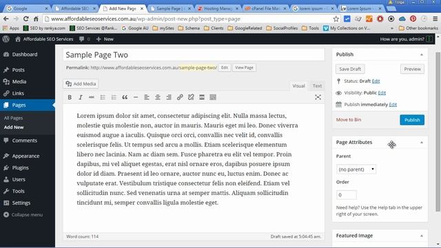 08 WordPress Pages смотреть онлайн