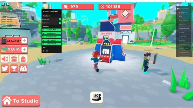 Youtube simulator autofarm hack/script roblox смотреть онлайн