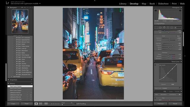 Обработка в Lightroom фото из Нью-Йорка смотреть онлайн
