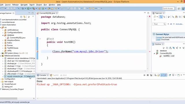 Database Testing Using Selenium Webdriver смотреть онлайн