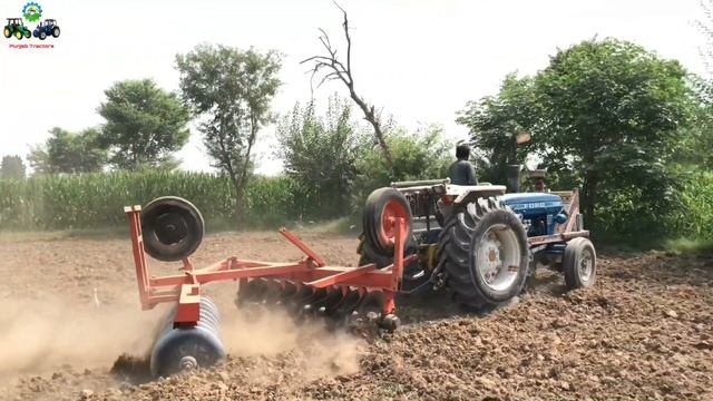 Modified Ford 4610 | 64HP | 1985 Model Operating 18 disc Harrow смотреть онлайн