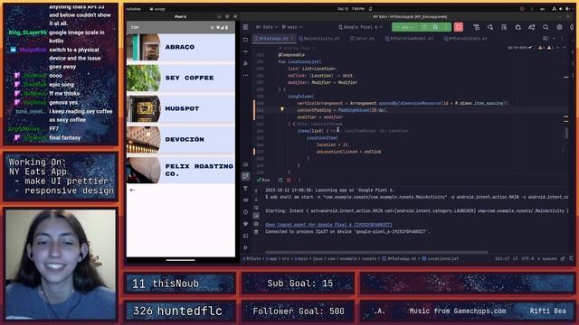 Building an app to learn Kotlin and Jetpack Compose! (NY Eats) | VOD 10.12.23 смотреть онлайн
