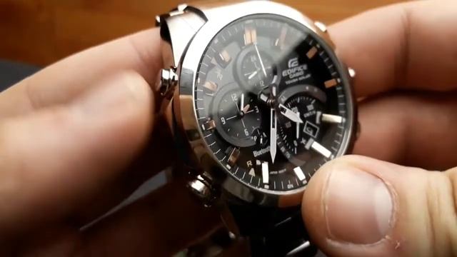 Casio Edifice EQB-500 - Setting Time and Date tutorial смотреть онлайн