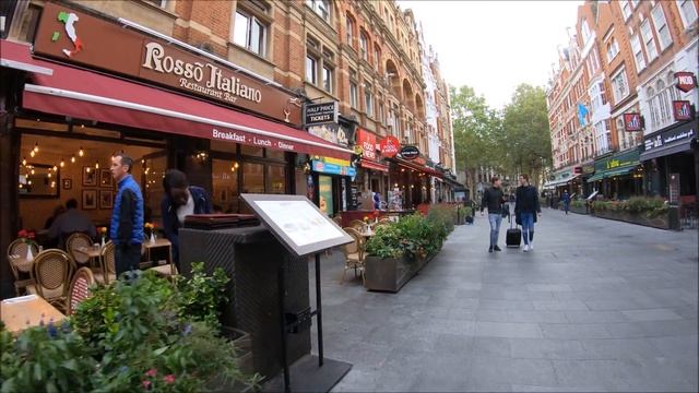 LONDON TOUR Walking Around Leicester Square England