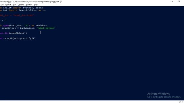 Python - Web Scraping through BeautifulSoup смотреть онлайн