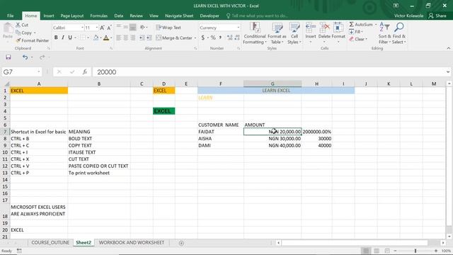 SESSION 2: Basic Excel - Understanding the Ribbon PART 1 смотреть онлайн