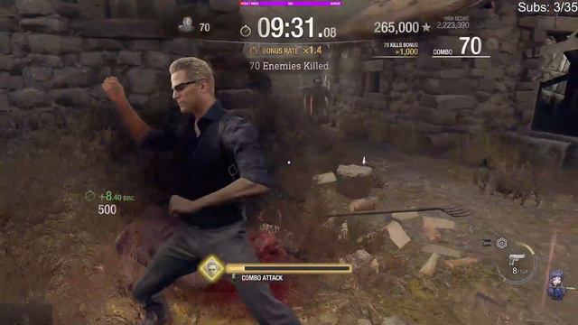 Resident Evil 4 Remake The Mercenaries Village Wesker 2,338,350 S++ Rank смотреть онлайн