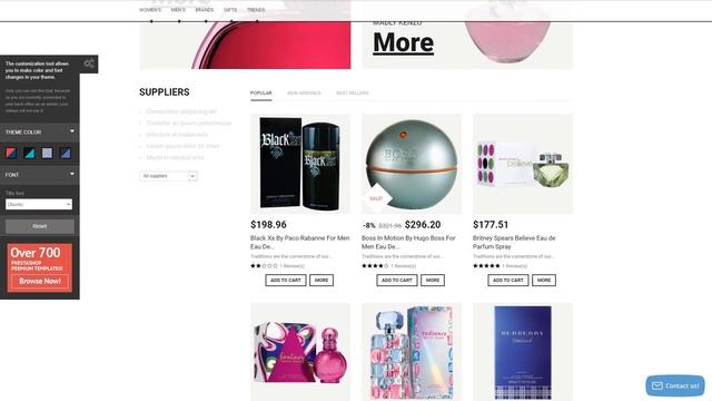Fragrance Guru PrestaShop Theme by WT Website Template - 52644 смотреть онлайн