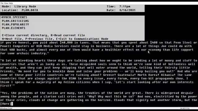 Playing Interactive Fiction: A Mind Forever Voyaging смотреть онлайн