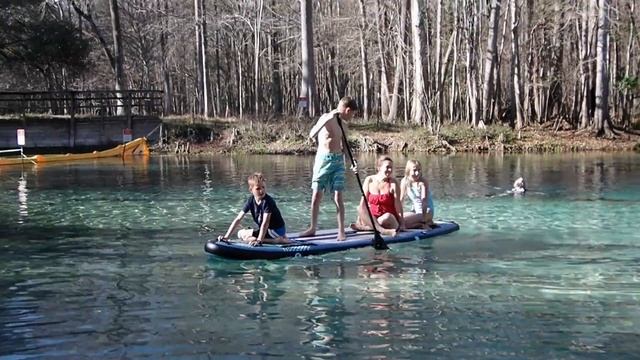 MyBoat 11 Ft Inflatable SUP, Gilchrist Blue Springs State Park, Florida