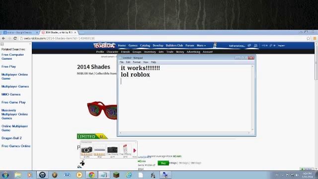How to hack ROBLOX's Items in the catalog *Patched* смотреть онлайн