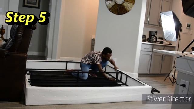 How to set up Mainstays Box Spring. (Assembling Box Spring) смотреть онлайн