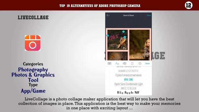 Adobe Photoshop Camera | Top 19 Alternatives of Adobe Photoshop Camera смотреть онлайн