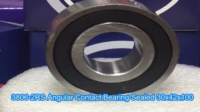 3806-2RS Angular Contact Bearing Sealed 30x42x10 смотреть онлайн