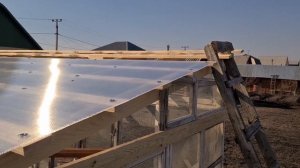 ШИКАРНАЯ ТЕПЛИЦА ИЗ ОКОННЫХ РАМ?СВОИМИ РУКАМИ