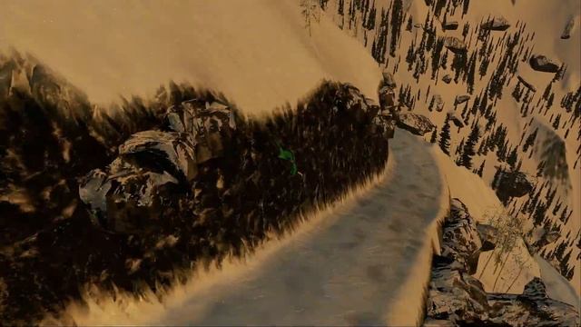 STEEP 'Fly like a whale' Wingsuit Challenge Alaska - Nice run! смотреть онлайн