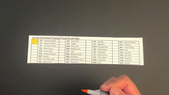 Unboxing the Arteza EverBlend Art Markers Tropical Tones Set ! with Drawing смотреть онлайн