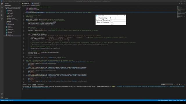 I made a random password generator in python! смотреть онлайн