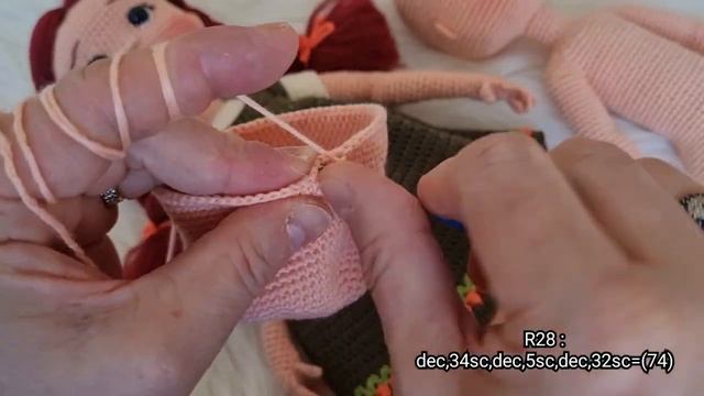 Part1: Amigurumi Yaprak Bebek Kafa Örülüşü (boy:40 cm)(ENG subtitles on) смотреть онлайн